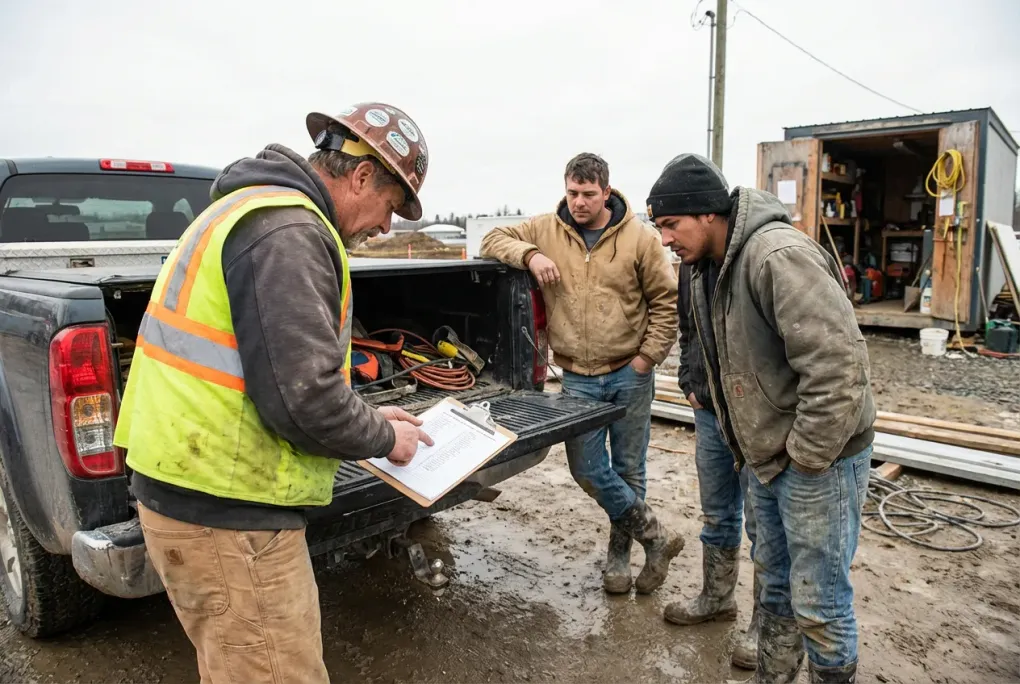 Simple Time Tracking Rules for Foremen So Payroll Stops Being a Mess.