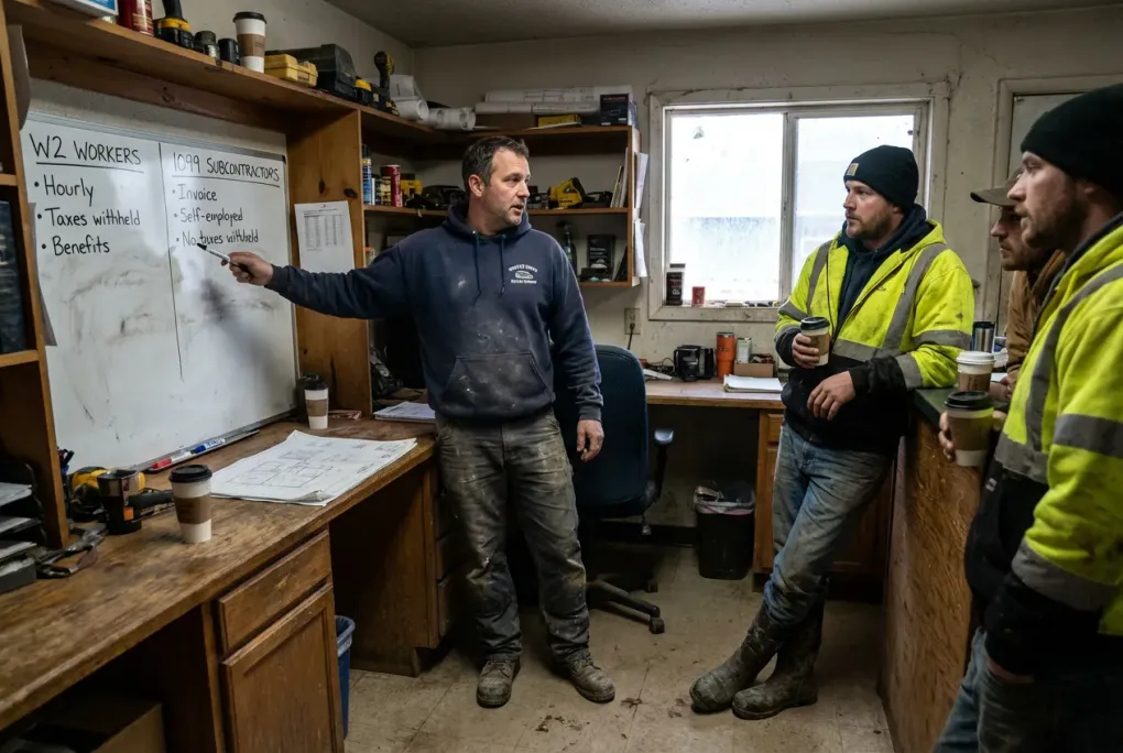 How to Handle Payroll When You Have Both W2 Employees and 1099 Contractors.